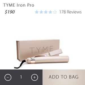 Tyme Flat Iron and Curler in one